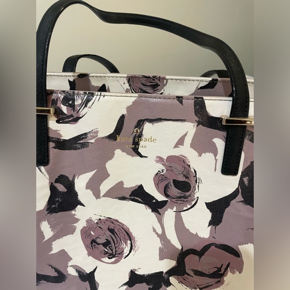 💕 Kate Spade Floral Design Tote EUC ❤️ 👜 - Picture 3 of 10